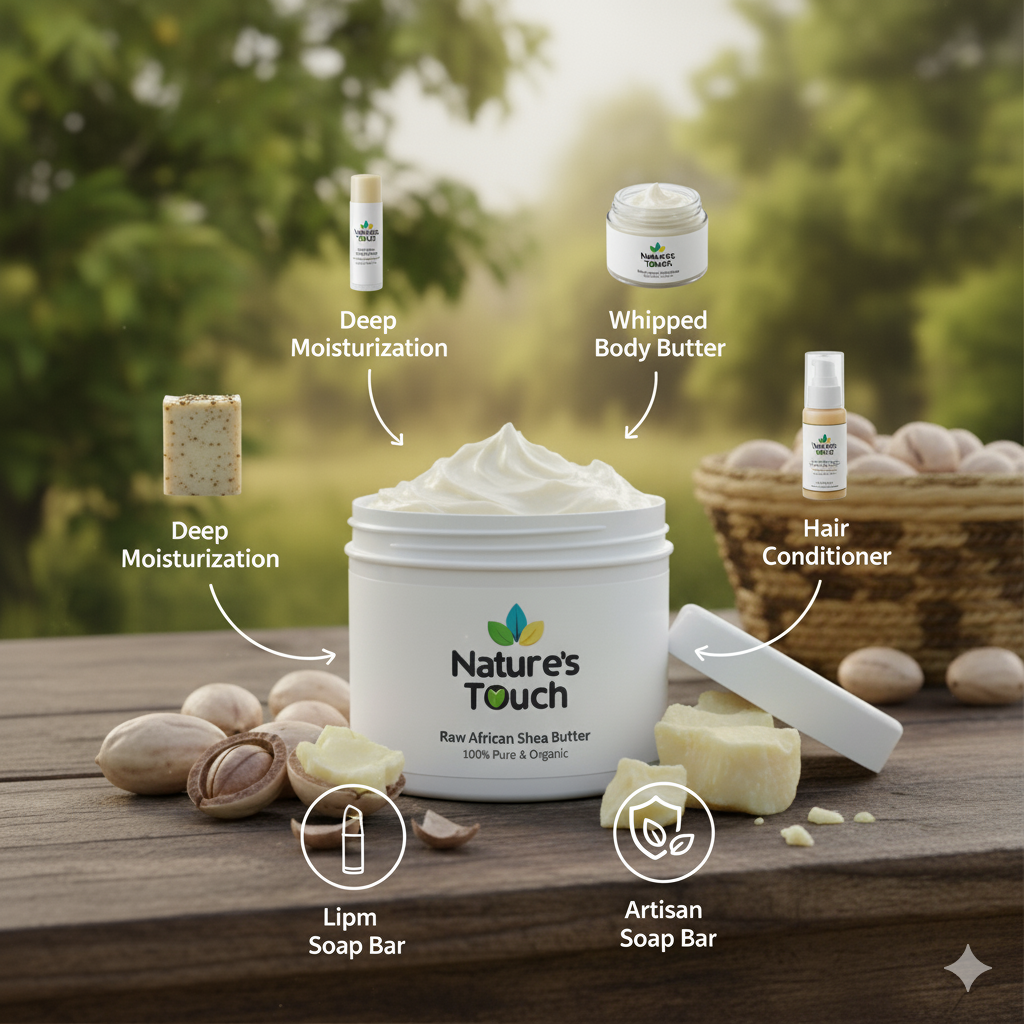 Organic Shea Butter: Pure Cosmetic