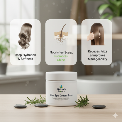 Hair Spa Cream Base | Ready-to-Use Deep Conditioning Raw Material | Nature's Touch