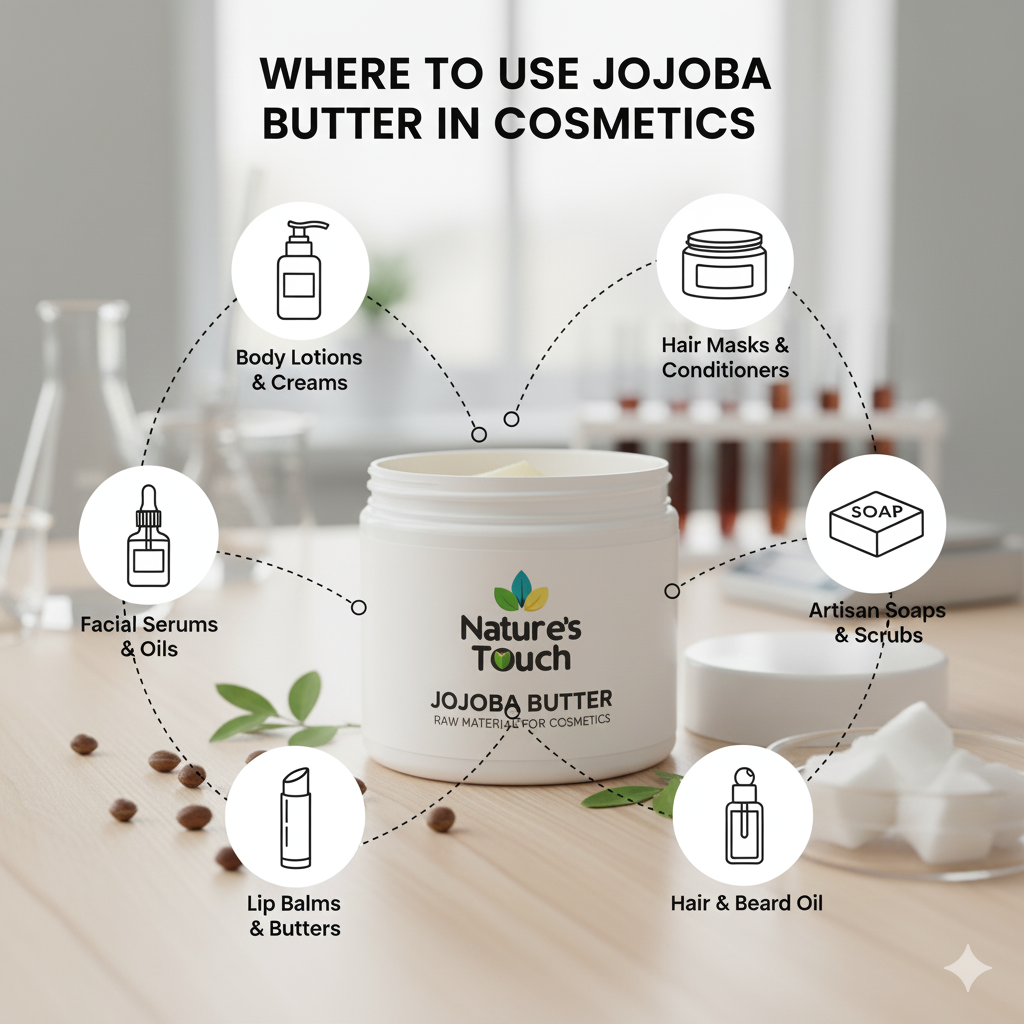 Jojoba Butter: Skin-Mimicking Wax Ester for Sensitive Cosmetic Formulas
