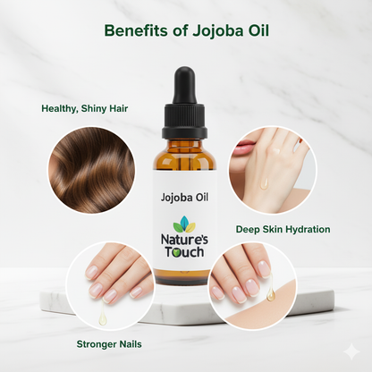 Pure Jojoba Oil for Cosmetics | Nature's Touch Bulk Essential Oil