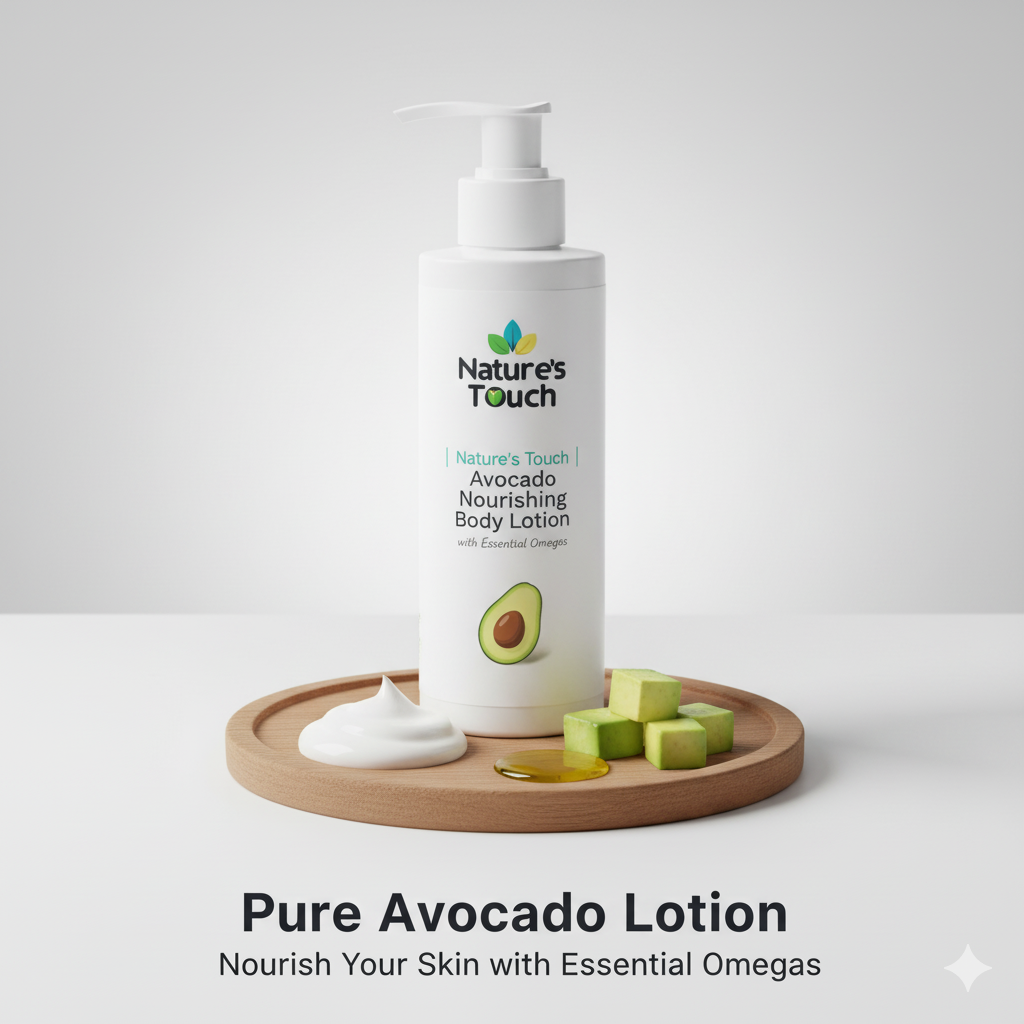 Nature's Touch | Avocado Nourishing Body Lotion with Essential Omegas