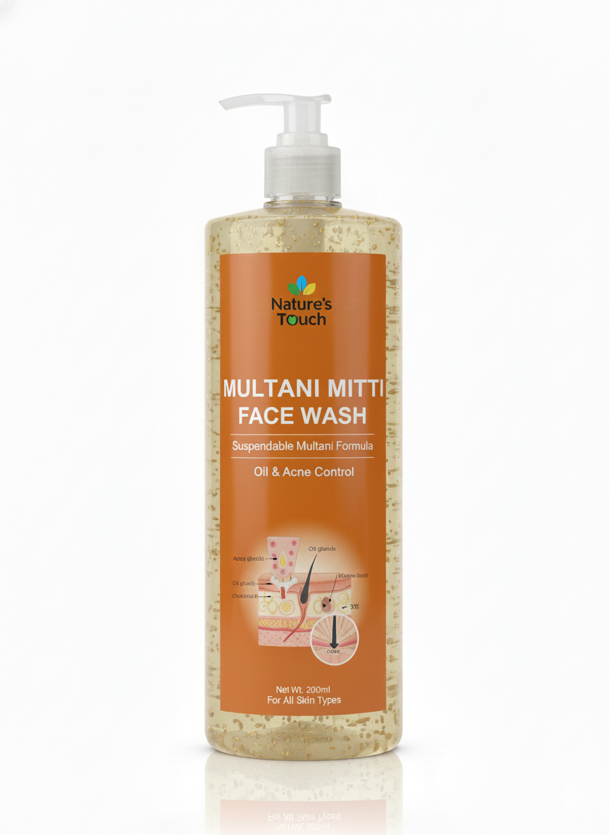 Natures Touch Suspendable Multani Mitti Face Wash | Oil & Acne Control
