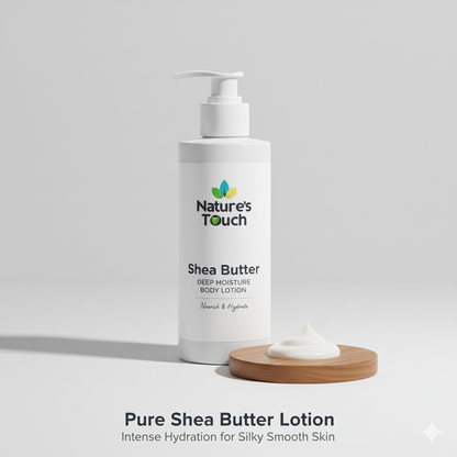 Nature's Touch | Deep Moisture Shea Butter Body Lotion for Intense Hydration