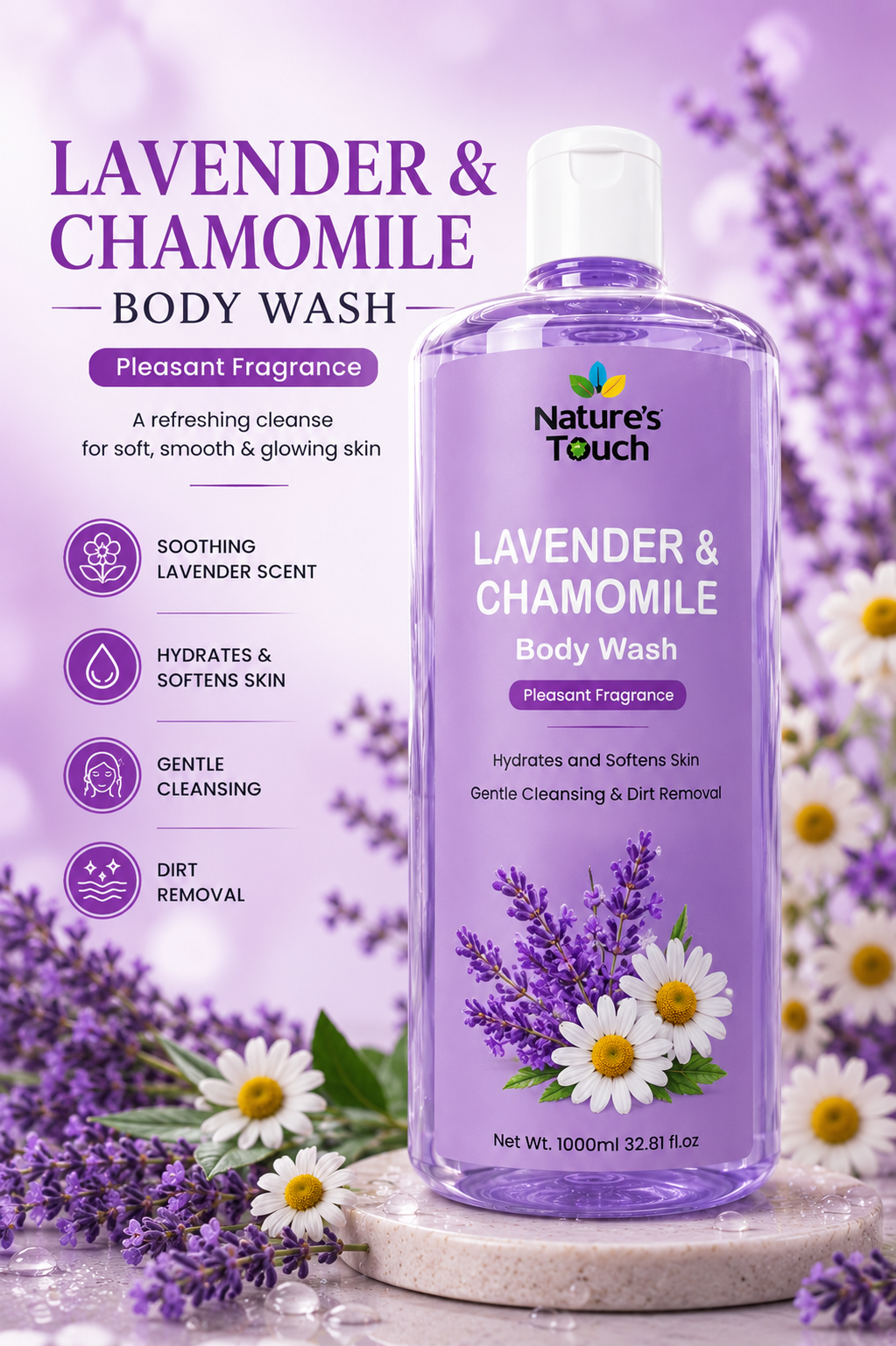 Nature's Touch Transparent Body Wash
