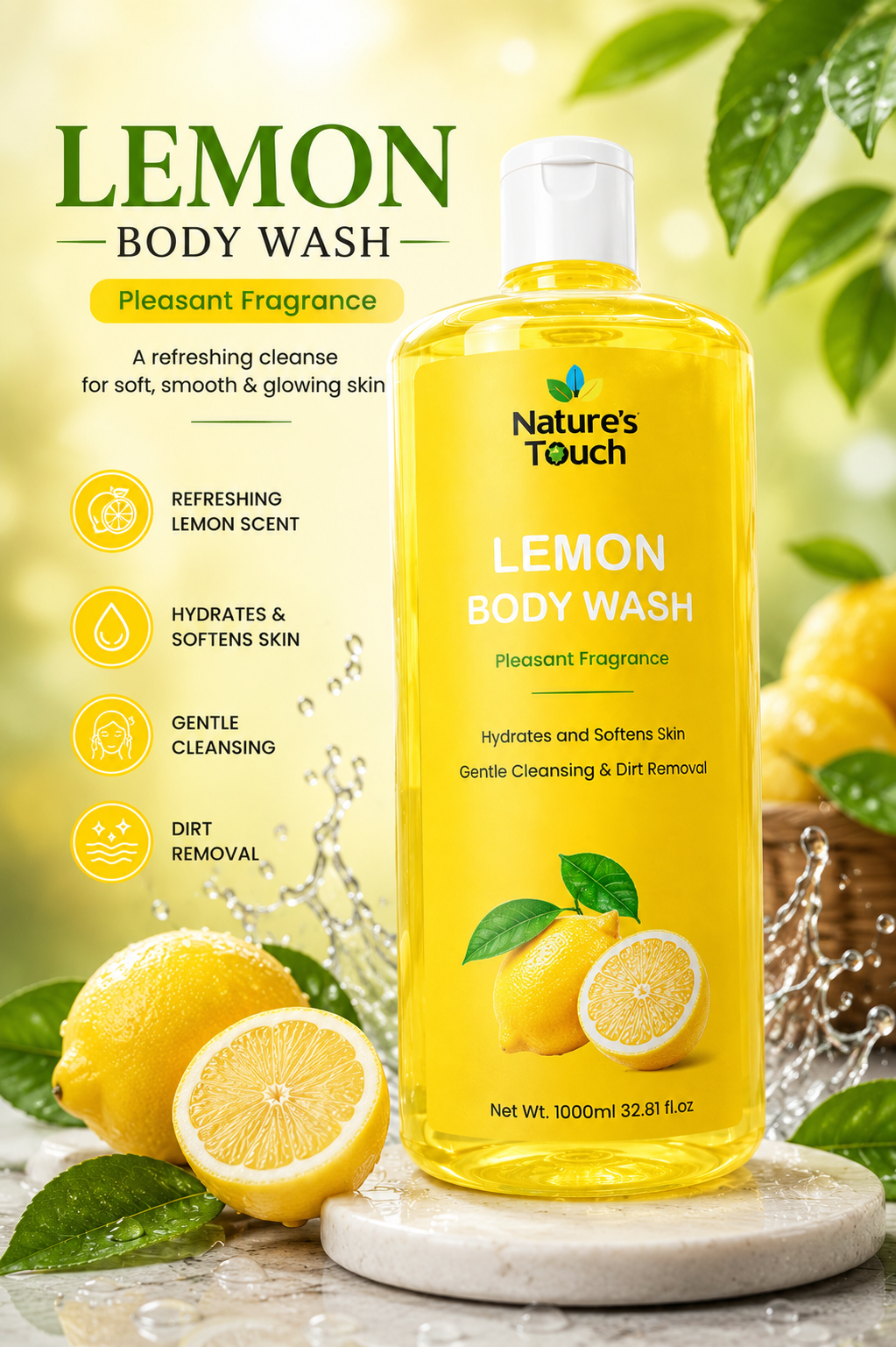 Nature's Touch Transparent Body Wash