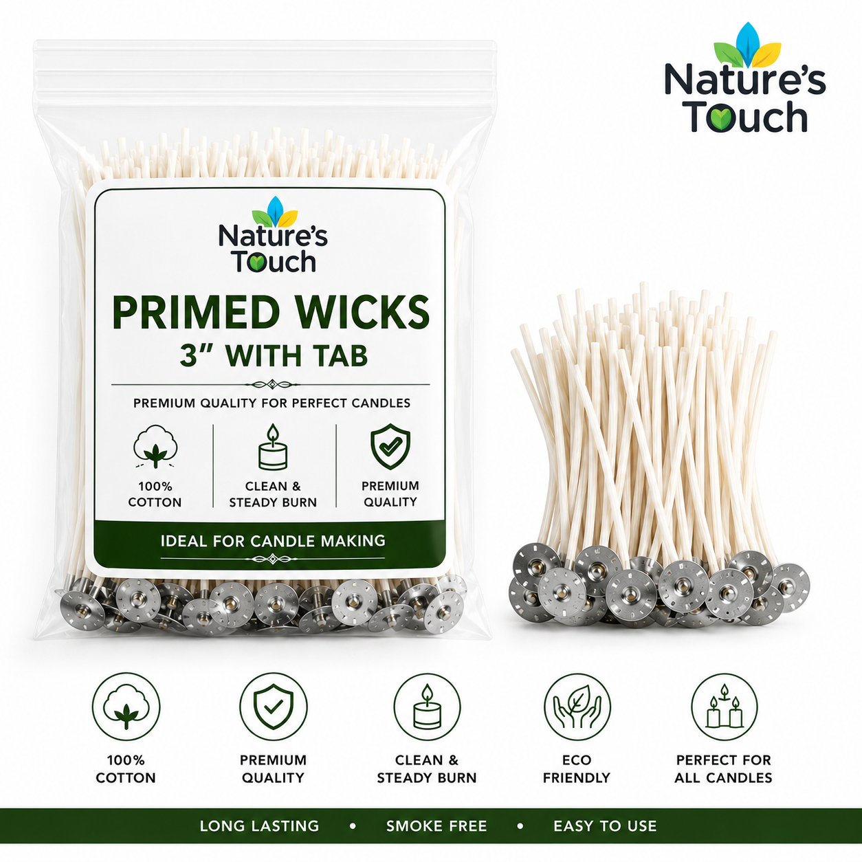 Nature's Touch Candle Wicks