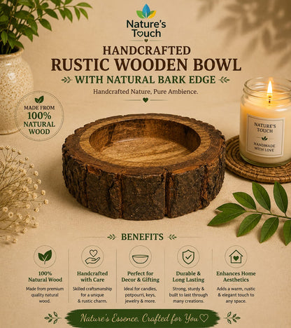 Nature's Touch Wooden Candle Moulds