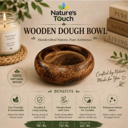 Nature's Touch Wooden Candle Moulds