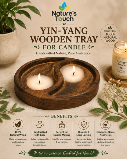 Nature's Touch Wooden Candle Moulds