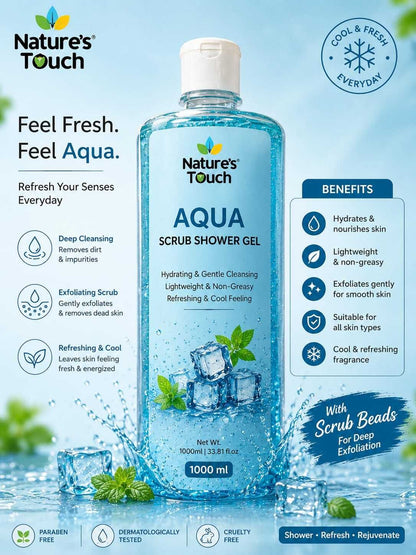 Nature's Touch Shower Gel with Scrub