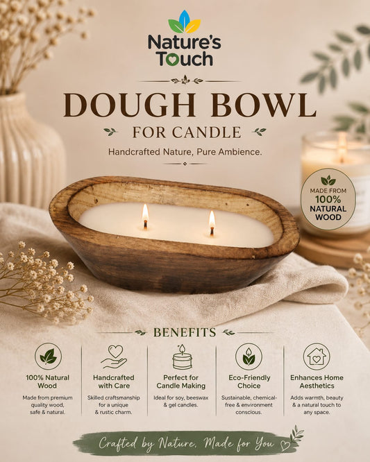 Nature's Touch Wooden Candle Moulds