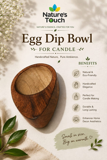 Nature's Touch Wooden Candle Moulds