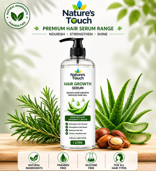 Natures Touch Hair Growth Serum | Redensyl, Biotin & Bhringraj