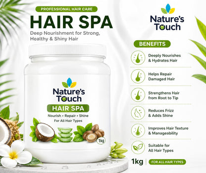 Hair Spa Cream Base | Ready-to-Use Deep Conditioning Raw Material | Nature's Touch