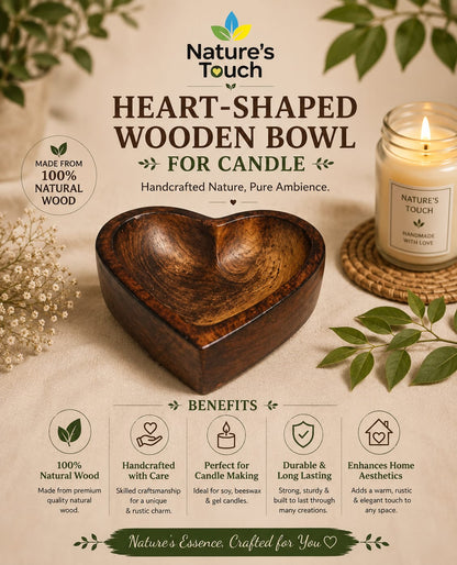 Nature's Touch Wooden Candle Moulds