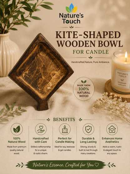 Nature's Touch Wooden Candle Moulds