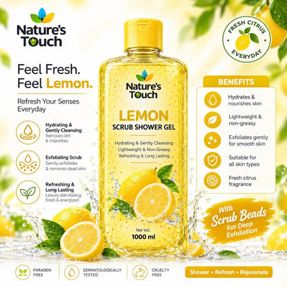 Nature's Touch Shower Gel with Scrub
