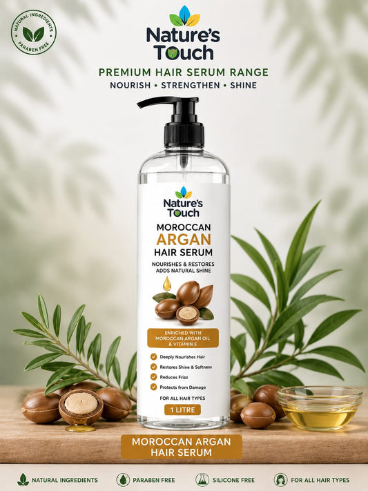 Natures Touch Moroccan Argan Hair Serum | Ultra-Nourishing & Repair