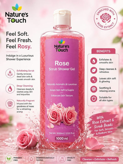 Nature's Touch Shower Gel with Scrub