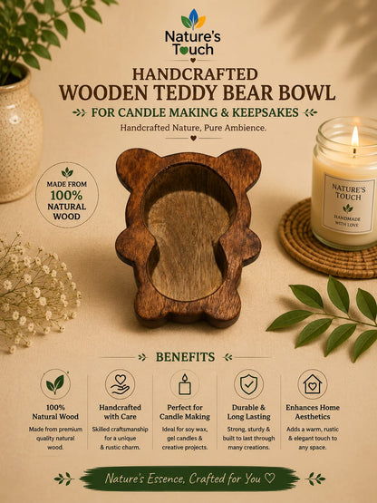 Nature's Touch Wooden Candle Moulds