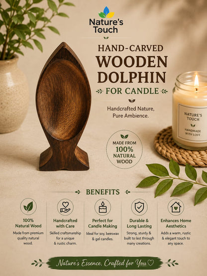 Nature's Touch Wooden Candle Moulds